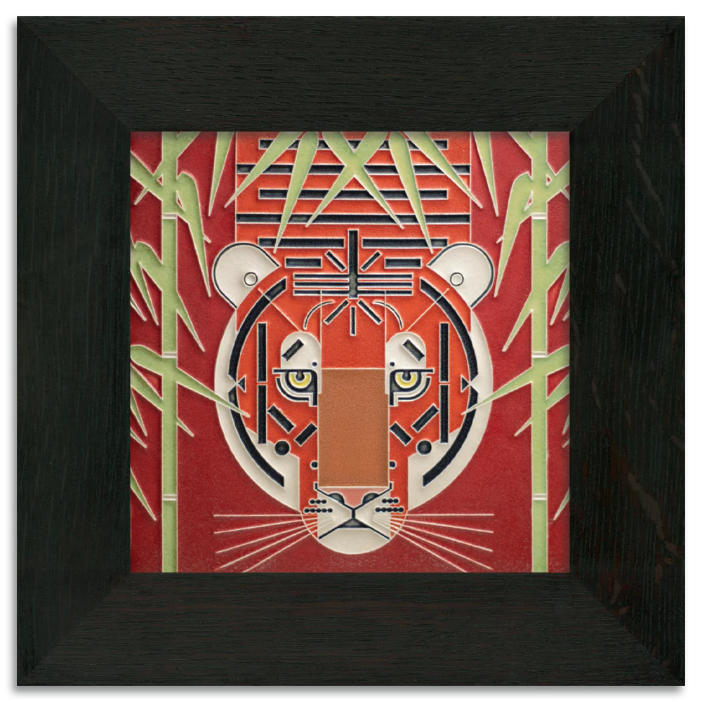 Motawi Tiger in Red - 8x8