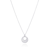Pile Pendant Necklace | Silver