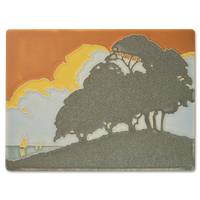 Motawi Pedro's Trees in Orange - 6x8