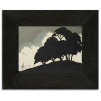 Motawi Pedro's Trees in Orange - 6x8