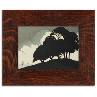 Motawi Pedro's Trees in Black - 6x8