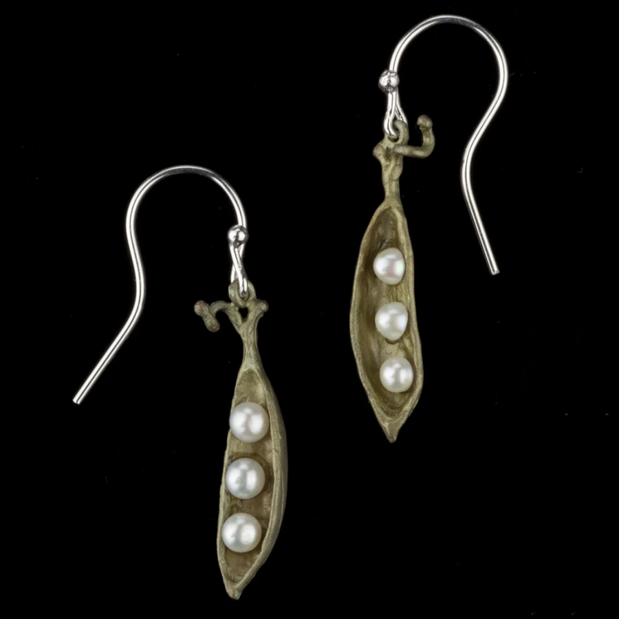 Pea Pod Petite Drop Earrings