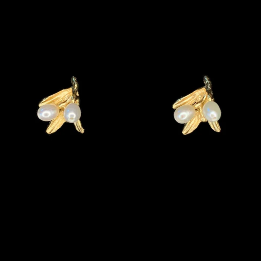 Night Willow Stud Earrings