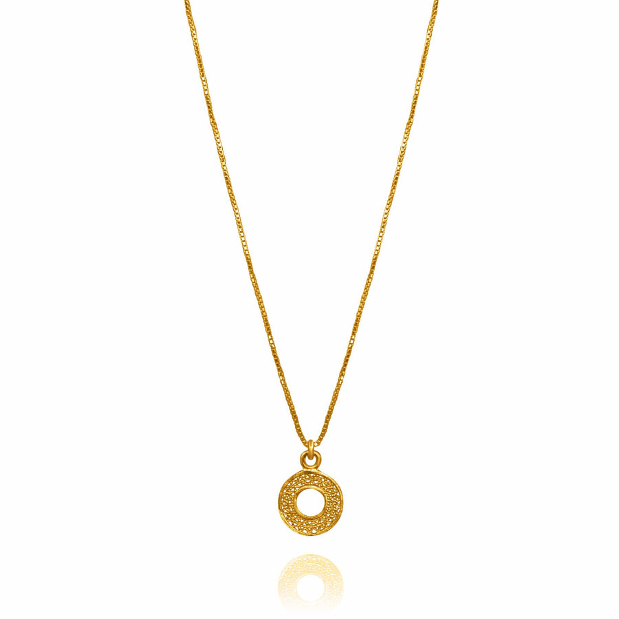 Valeria Pendant Necklace | Gold
