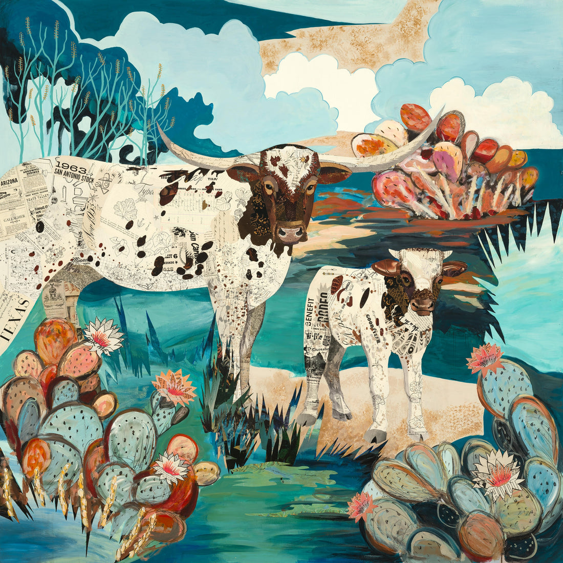Shades of Texas (Longhorn) | Archival Print