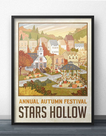 Autumn Festival | Stars Hollow Poster | Multiple Sizes