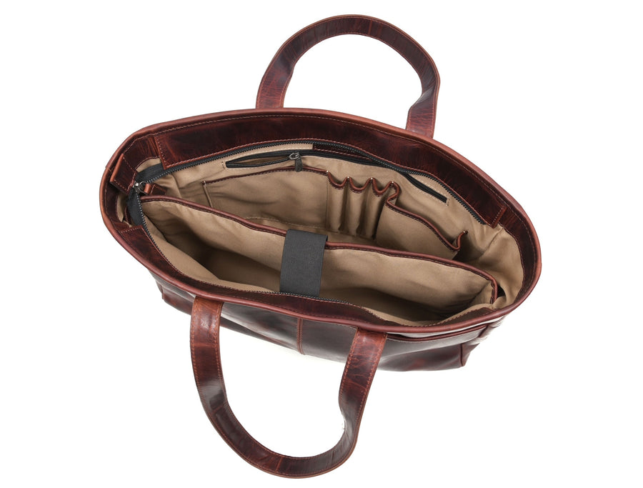 Manhattan Leather Tote