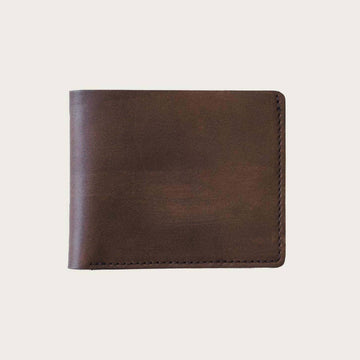 Leather Bifold Wallet | Chocolate