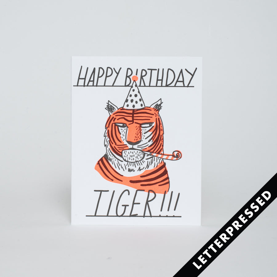 Tiger Side Eye Card