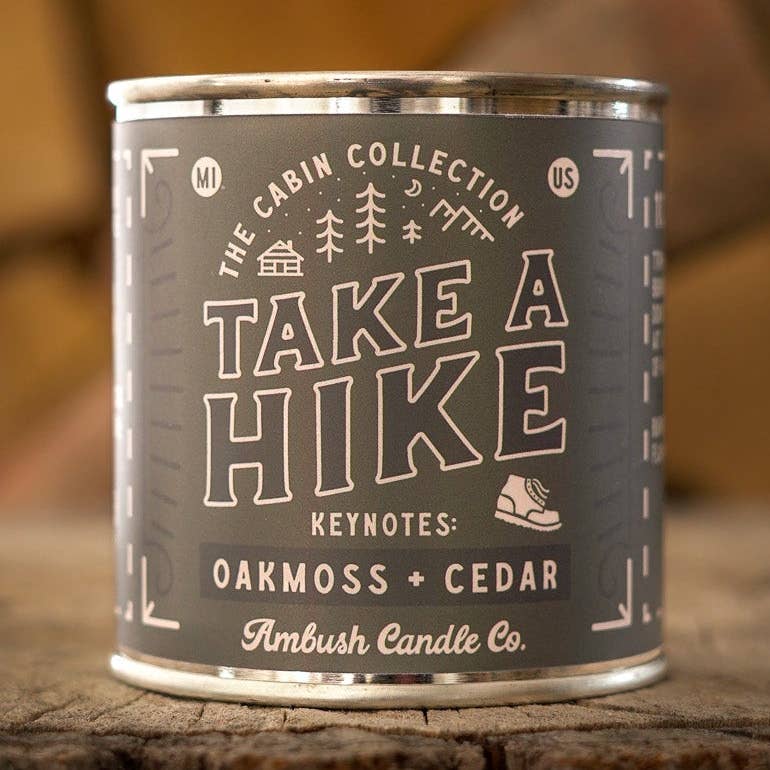Take A Hike Candle