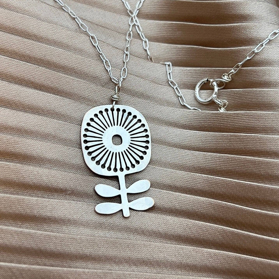 Fluff Hardware | Verdure Silver Necklace – The Artisan's Bench