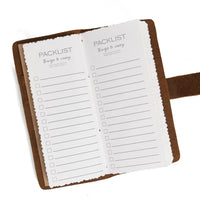 Fishing Leather Logbook