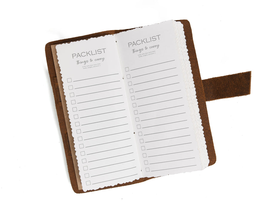 Fishing Leather Logbook