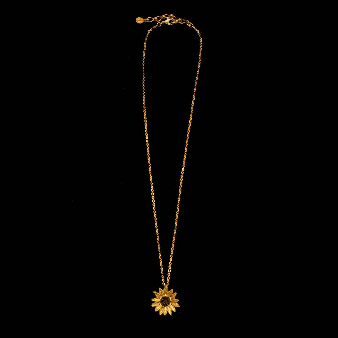 Sunflower Petite Pendant Necklace