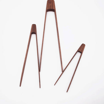 Walnut Tongs