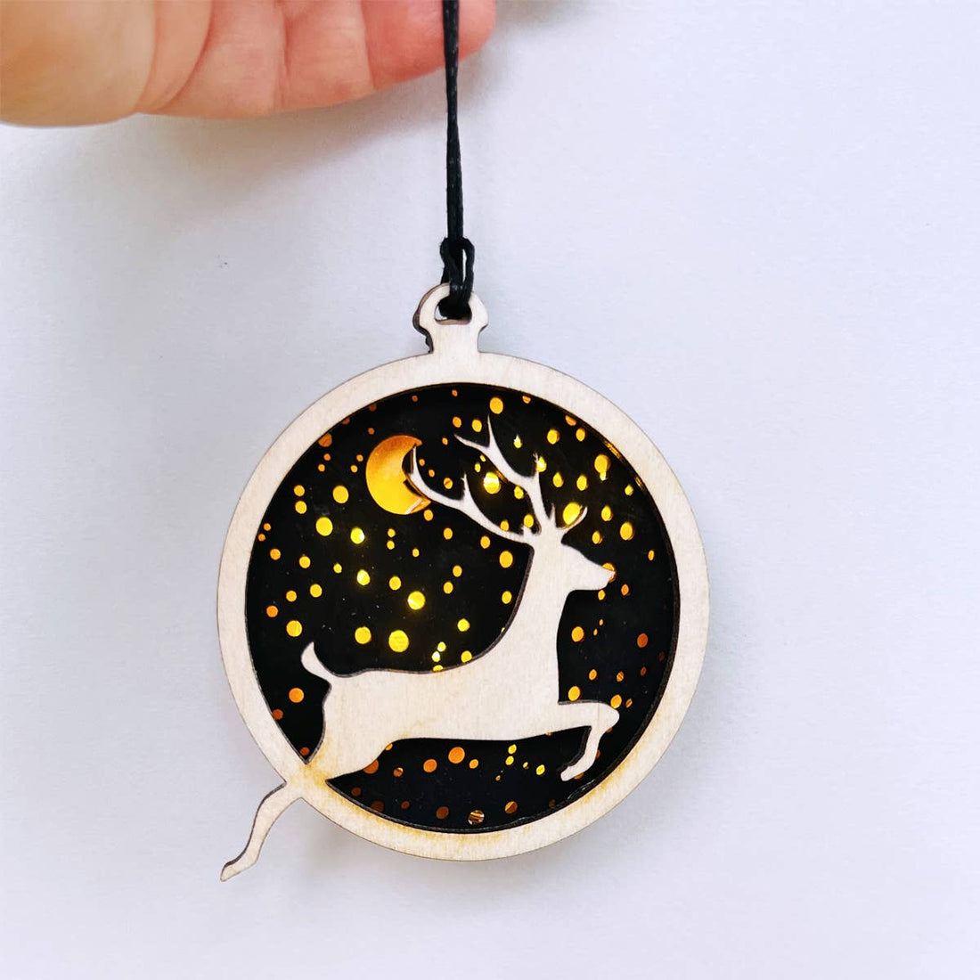 Deer Light Up Ornament