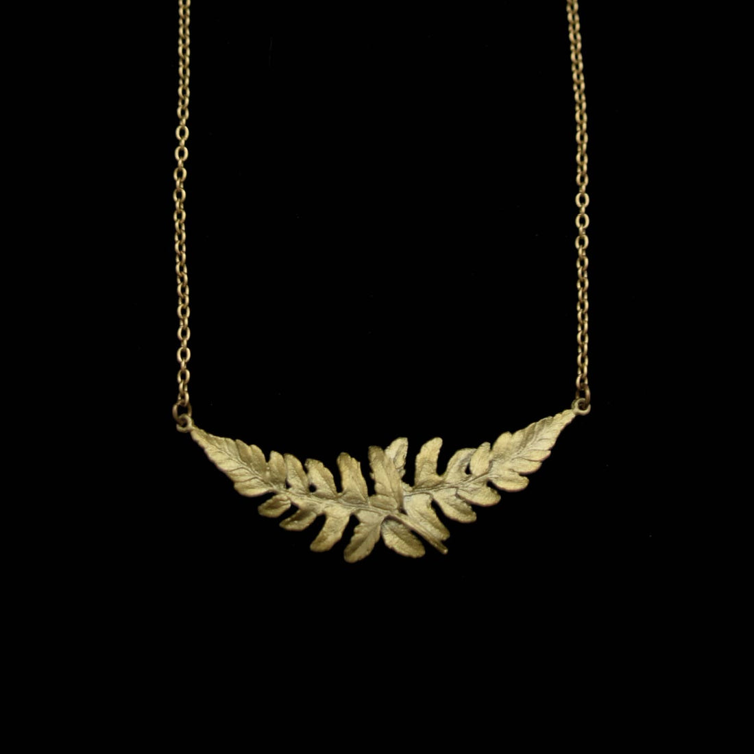 Fern Leaf Pendant Necklace