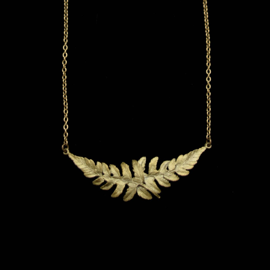 Fern Leaf Pendant Necklace