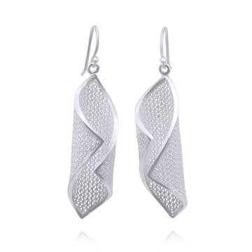 Ava Filigree Earrings | Silver