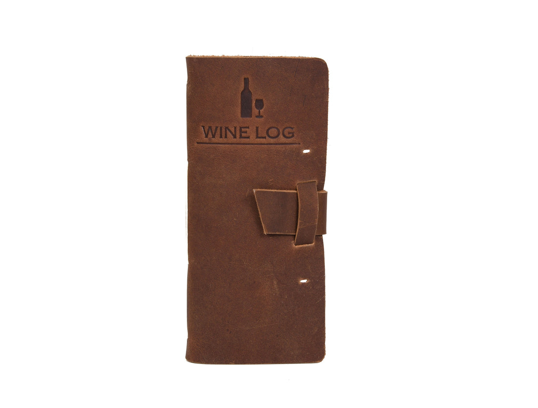 Wine Leather Logbook