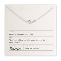 Love Knot Necklace | Silver