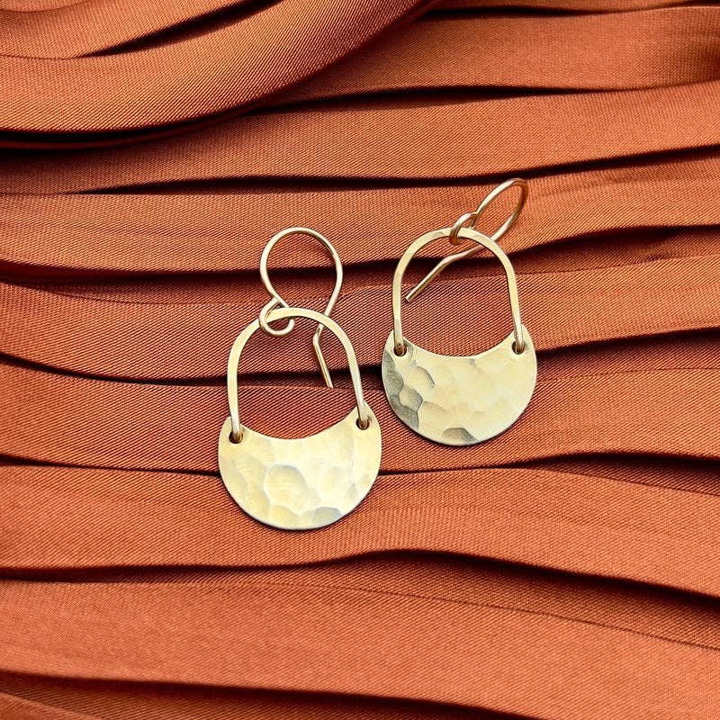 Golden Moon Earrings | Gold
