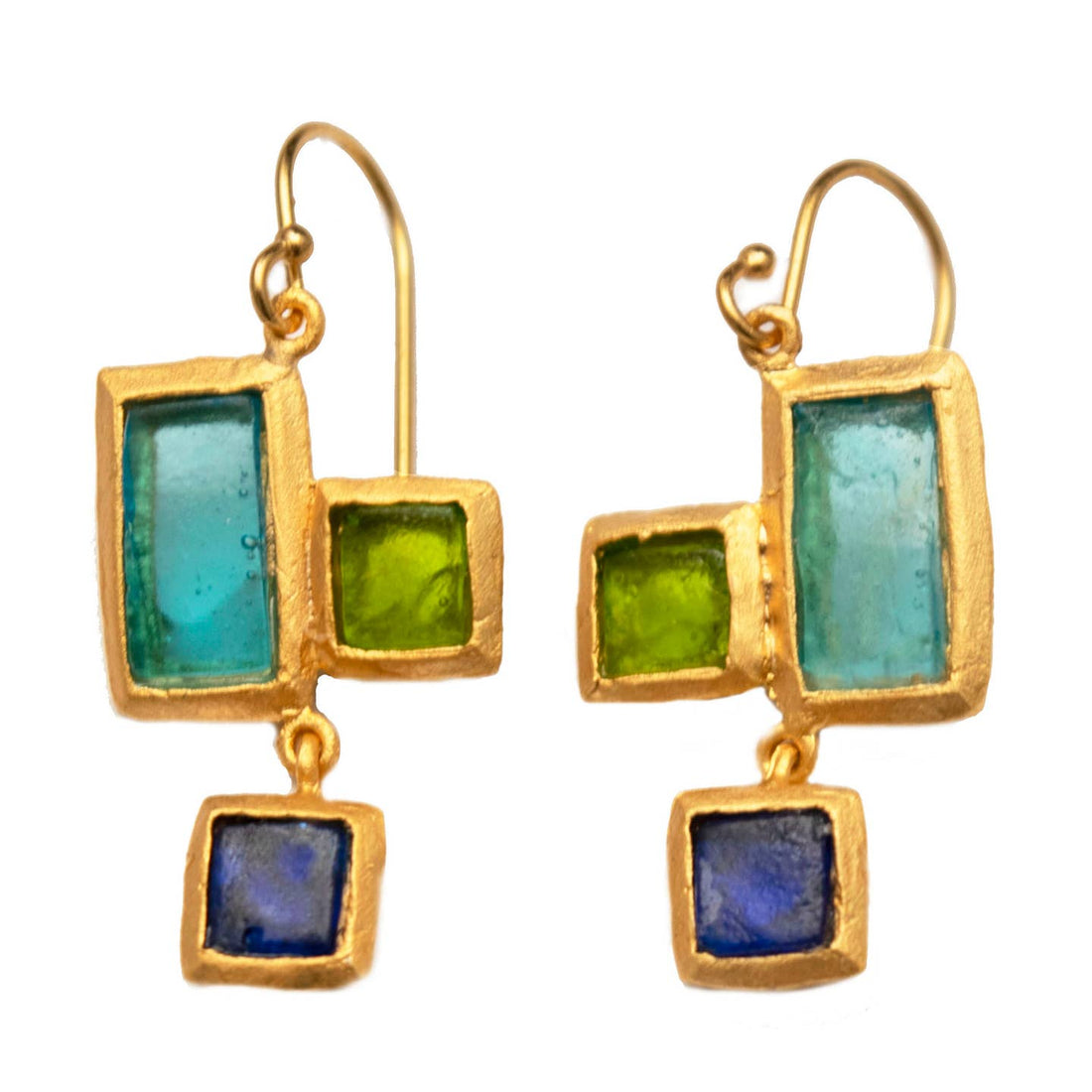 Mosaic Wire Earrings | Multi