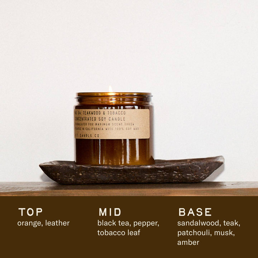 Teakwood & Tobacco Candle | Large