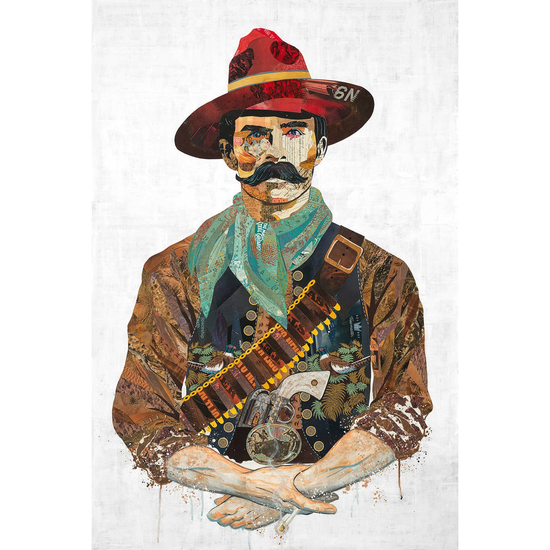 Smoke Vintage Cowboy | Archival Print
