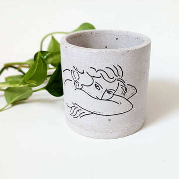 Matisse Sleeping Woman Concrete Planter