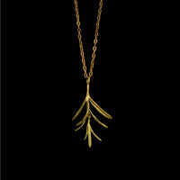 Petite Herb Rosemary Necklace - The Artisan's Bench