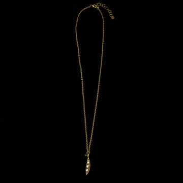 Pearl Pea Pod Petite Necklace