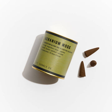 Geranium Moss Incense Cones