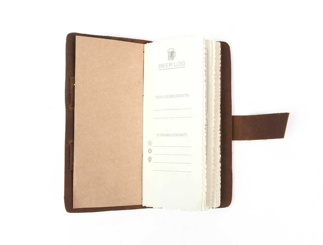 Beer Leather Logbook