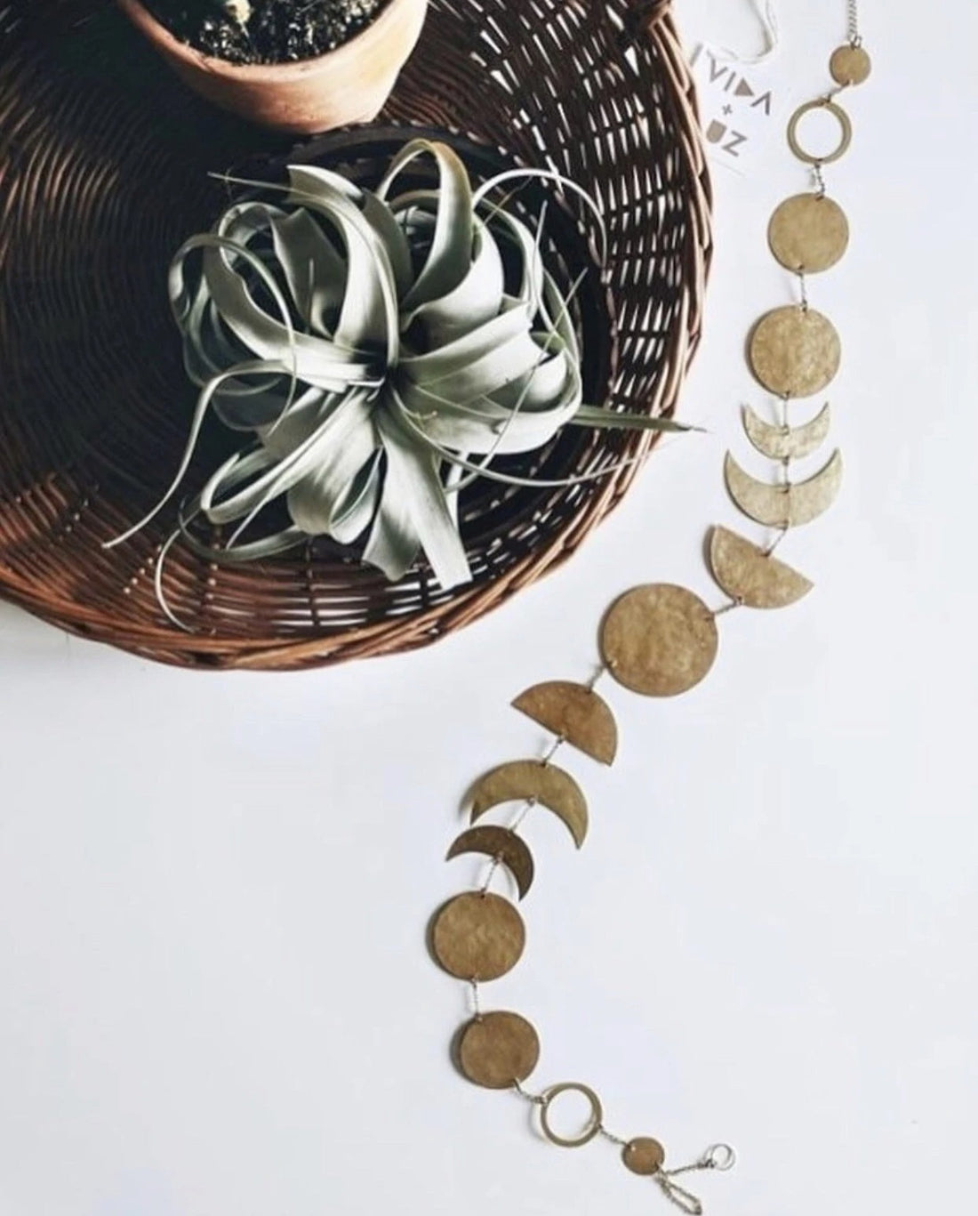 Sideways to the Moon Wall Hanging