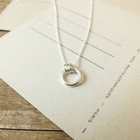 Family Circle Necklace | Silver