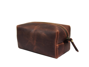 Leather Wash Bag