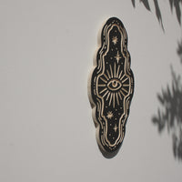 11" Eye Carved Wall Hanging