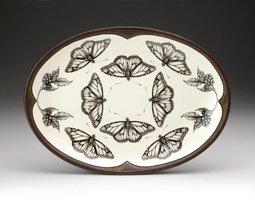 Monarch Butterfly Small Oval Platter