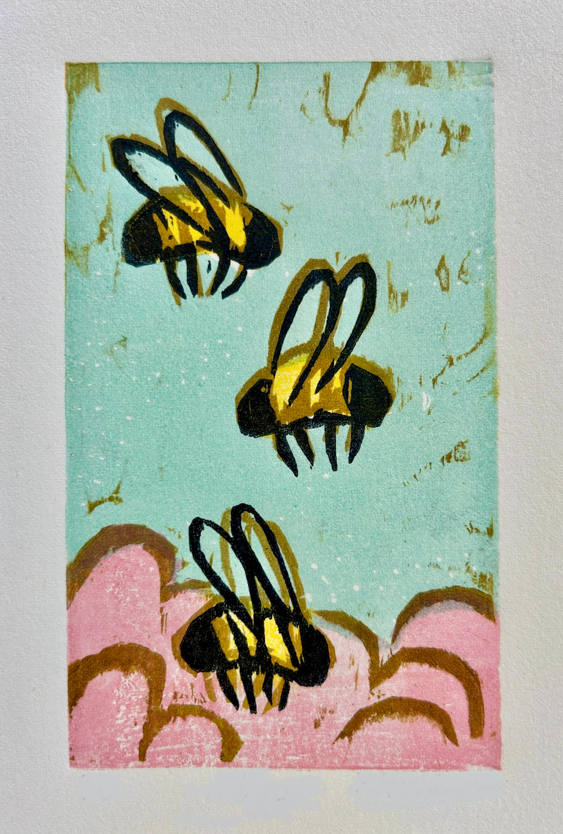 3B 8x10 | Woodblock Print