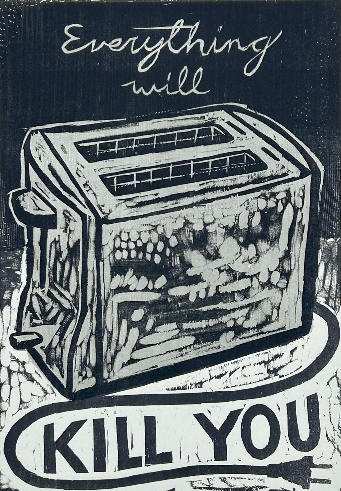 Toaster 16x20 | Woodblock Print