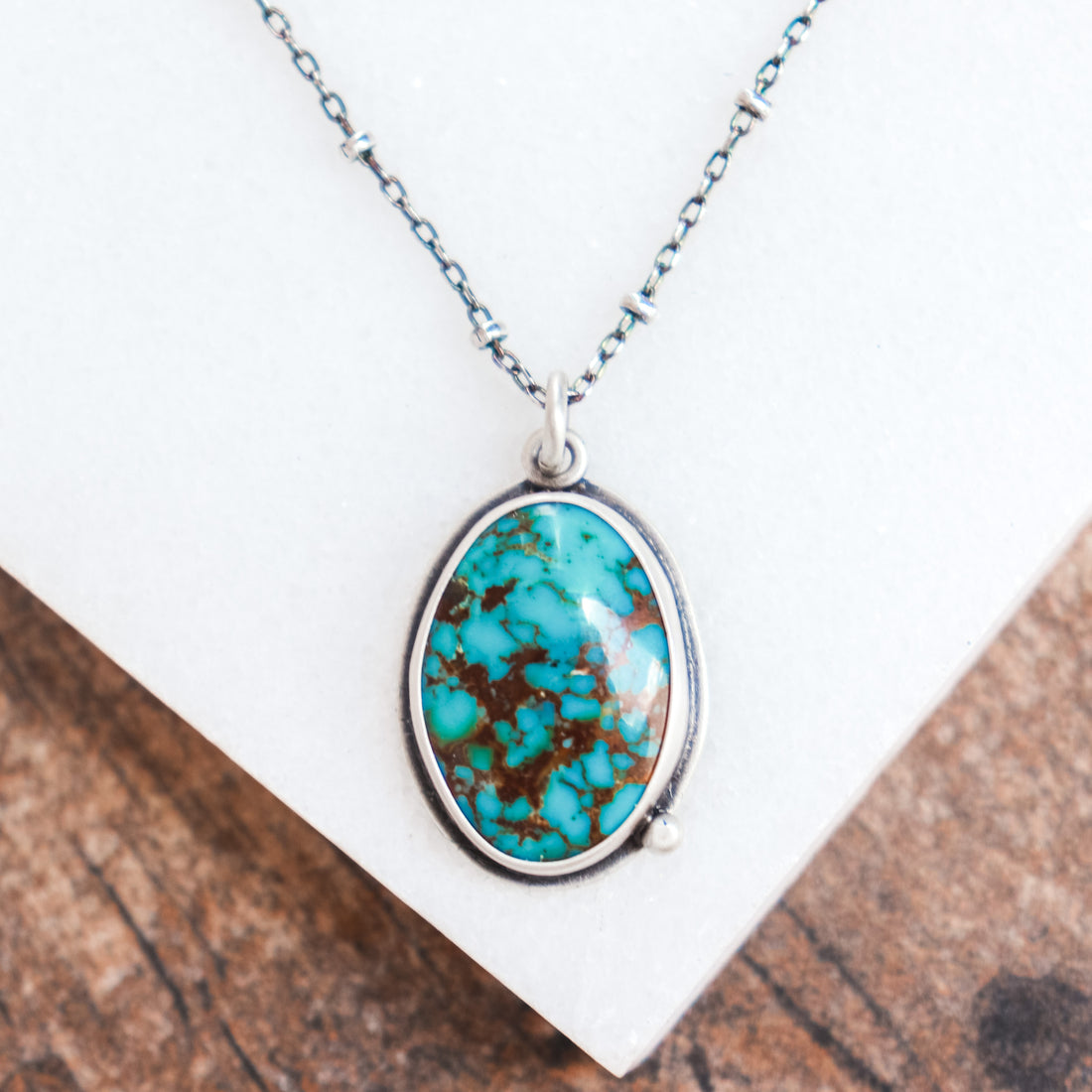 Sierra Nevada Turquoise Oval Necklace