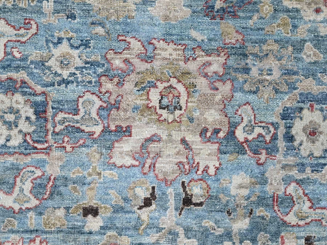 7'8"x9'8" | Blue Tabriz | Wool | 210000031261