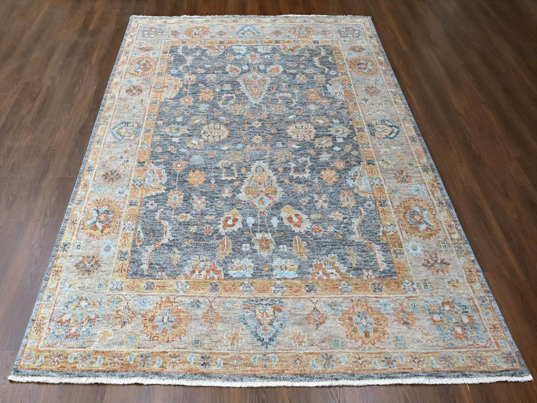 8'10" x 12'0" | Grey Oushak | Wool | 210000028930