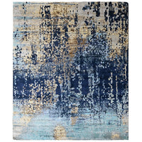 8'0"x9'8" | Blue Mosaic | Wool & Silk | 210000031262