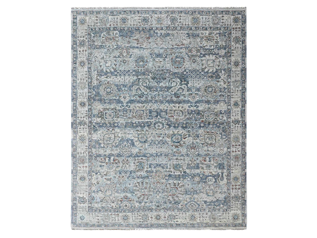 8' x 10'1" | Gray Erased | Wool | 210000032100