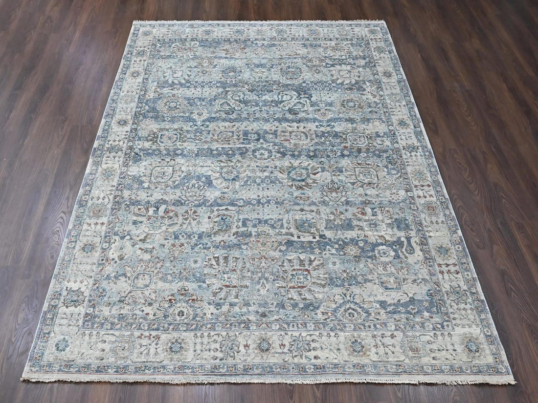8' x 10'1" | Gray Erased | Wool | 210000032100