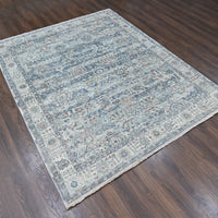 8' x 10'1" | Gray Erased | Wool | 210000032100