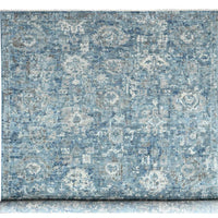 9'10" x 13'10" | Blue Erased | Wool | 210000032113