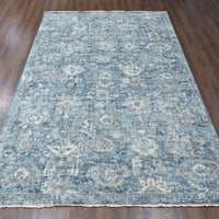 9'10" x 13'10" | Blue Erased | Wool | 210000032113
